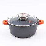 Laguiole cuisson - faitout noir 28cm rev�tement c�ramique -  robucook