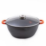 Laguiole cuisson - faitout noir 44cm rev�tement c�ramique -  robucook