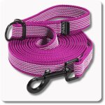 Laisse antid�rapante r�glable rose - 3 m, 76 mm - chien 10 - 25 kg