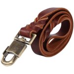Laisse chien en cuir, collier et laisse chien cuir souple en cha�ne animaux de compagnie de largeur 2, ...