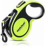 Laisse chien enrouleur pour gros chien jusqu'� 50kg, ruban en nylon solide extensible � 5m, r�tractable ...