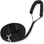 Laisse de dressage pour chien longe de chien sangle laisse longue avec poign�e rembourr�e pour chiens ...