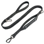 Laisse pour gros chien anti - traction (1. 65 m)?ceinture de s�curit�? absorption de choc + couture r�fl�chiss ...