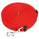 Laisse longue pour chien 10 m r�glable et portable pour dressage de chiens de grande taille, randonn�e, ...