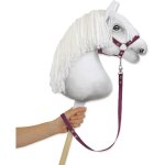 Laisse en sangle pour cheval de loisir - prune