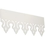 Nicoll ? lambrequin blanc 200 x 500 mm ? �l�ment de fixation pour goutti�re ? 100% recyclable ? r�sistant ...