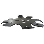 Lame 8 dents sp�ciale mulching pour d�broussailleuse - coupe de 250mm, al�sage: 20mm, �paisseur: 3mm. ...