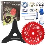 Lame en carbure de tungstène 9 x 36 dents et lame de débroussailleuse 3 dents, lame de désherbage en ... Lame en carbure de tungstène 9 x 36 dents et lame de débroussailleuse 3 dents, lame de désherbage en ...