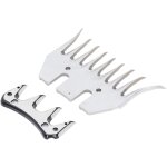 Lame de cisaille  moutons, coupe - laine lectrique incurv  9 dents, pice de rechange pour tondeuse ...
