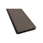 Lame de clture bois composite larko l176 cm / l 14. 8cm / e 21mm - coloris - marron, epaisseur - 21mm, ...