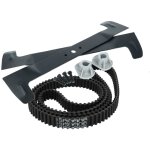 Lame, courroie de transmission compatible avec honda t740, mt785 tondeuse à gazon, noir - vhbw Lame, courroie de transmission compatible avec honda t740, mt785 tondeuse à gazon, noir - vhbw