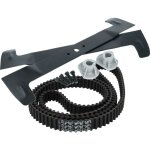 Lame, courroie de transmission remplacement pour iseki 82004341 / 0, 82004340 / 0 pour tondeuse � gazon, ...