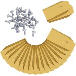 Lames de couteau en titane 30 x lames de rechange robot tondeuse pour tous les tondeuses de jardin automower ...