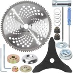 Lame de dbroussailleuse 10' - 80 dents et 3 dents - compatible avec les dbroussailleuses et tondeuses ...