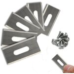 Lames de gazon pour husqvarna avec double lame aiguise en acier inoxydable 36, 5 x 18, 5 x 0, 65 mm (argent ...