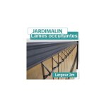 Cloture&jardin - lames occultation composite bois clair - 2m - jardimalin - 1, 53 mtre
