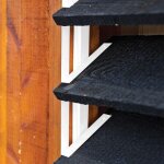 Lames orientables flex fence pour le jardin acier inoxydable