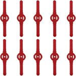 Lames de rechange en plastique pour tondeuse � gazon ulisem, 10 pi�ces, petit trou de 5 mm, pour tondeuses ...