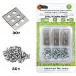 Lames de rechange pour robot tondeuse à gazon - 30 pièces de rechange compatible avec worx landroid, ... Lames de rechange pour robot tondeuse à gazon - 30 pièces de rechange compatible avec worx landroid, ...