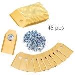 Lame robot tondeuse 45 lames de tondeuses lames de rechange universelles couteau de rechange adapt� � ...