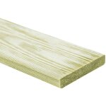 The living store - lames de terrasse 12 pcs 1, 44 m 1 m bois de pin imprgn - planches de terrasse ...