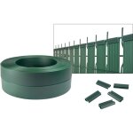 Lames pvc souple occultation en rouleau baldo 200m x 46mm vert - avec clips et profil Lames pvc souple occultation en rouleau baldo 200m x 46mm vert - avec clips et profil