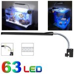 Plafonnier 63 led aquarium edge light 6 w blanc bleu 30 cm