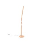 Lampadaire led lampe de salon lampe de lecture mtal couleur sable interrupteur  pied h 110 cm