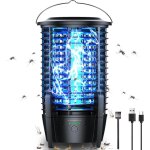 Lampe anti moustique 2000v appareil anti mouche 8w tueur mouche electrique avec clairage led lampe uv ...