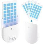 Lampe anti - moustiques collante d'intrieur avec 5 plaques anti - moustiques collantes pour attraper ...