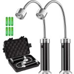 Lampe pour barbecue lot de 2 lumi�res led de gril bbq avec base magn�tique rotation � 360 degr�s flexible ...
