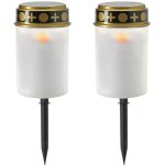 Lampe � bougie solaire led lampe sacrificielle de cimeti�re, capteur intelligent activ� et d�sactiv�, ...
