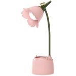 Lampe de bureau led enfant, lampe de table flower, lampe de lecture avec lumi�re r�glable et capteur ...