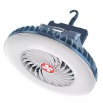Lampe de camping led 1 pi�ce avec ventilateur rechargeable usb, ventilateur de camping avec lumi�re, ...