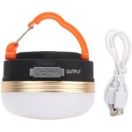 Lampe de camping led rechargeable avec batterie externe magn�tique pour tente, id�ale pour la p�che en ...