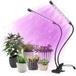 Lampe de croissance des plantes d'intrieur 42 led lumire de croissance des plantes 10 niveaux dimmable ...