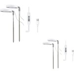 Lampe de croissance pour plantes, lampe de croissance led � spectre complet r�glable en hauteur pour ...