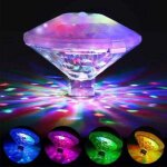 Lampe flottante colore pour piscine, clairage led submersible ip68, clairage led sous - marin avec ...