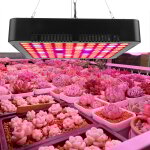 Lampe horticole, 300w lampe horticole 100leds spectre complet, lampes de croissance pour plantes, lampe ...