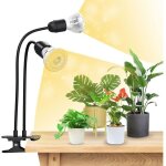 Lampe horticole led 20w pour plantes d'int�rieur, lampe de plantes � spectre complet avec 2 ampoules ...