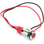 Lampe indicateur �tanche � led en m�tal pour bateau rouge indicateur �tanche bouton poussoir �tanche ...