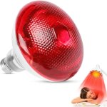 Lampe infrarouge chauffante 275w, ampoule infrarouge chauffante e27, lampe de luminothrapie rouge, pour ...
