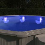 Lampe led flottante submersible de piscine avec t�l�commande
