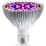 Lampe led horticole, lampe de croissance des plantes, ampoule led � spectre complet pour plantes d'int�rieur ...