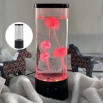 Lampe de m�duse d�corative � led, lampe de m�duse ronde, veilleuse color�e � led de m�duse aliment�e ...