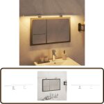 Vidaxl - lampe de miroir  led 13 w blanc chaud 80 cm 3000 k - lampe de salle de bain - clairage de ...