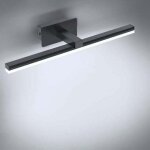 Lampe miroir led 9w, lampe miroir salle de bain blanc froid 6000k �clairage avant miroir 40cm �clairage ...