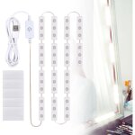 Lampe de miroir led � intensit� variable, lumi�re miroir coiffeuse, usb c�bles parfaitement cach�s, usb ...