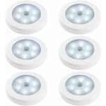 Lampes de nuit d�tecteur de mouvement, lot de 6 action activ�e capteur de luminosit� led lumi�res dans ...