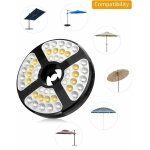 Lampes pour parasol, 48 led rechargeable lumiere de parasol, avec 3 modes d'éclairage 72 heures luminaire ... Lampes pour parasol, 48 led rechargeable lumiere de parasol, avec 3 modes d'éclairage 72 heures luminaire ...